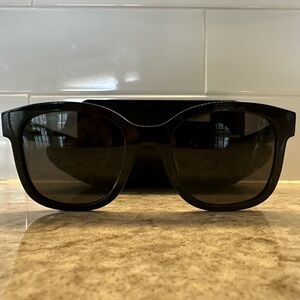 ❌SOLD❌New Authentic Balenciaga Square Sunglasses BB0076SK 006 Black Polarized